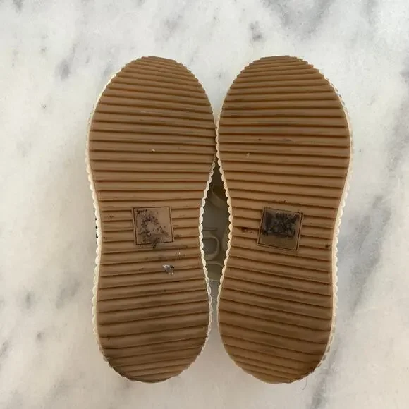 Anthropologie Dolce Vita Dolen Rainbow Knit Sneaker Tennis Shoe Funfetti 7.5 - Picture 10 of 11